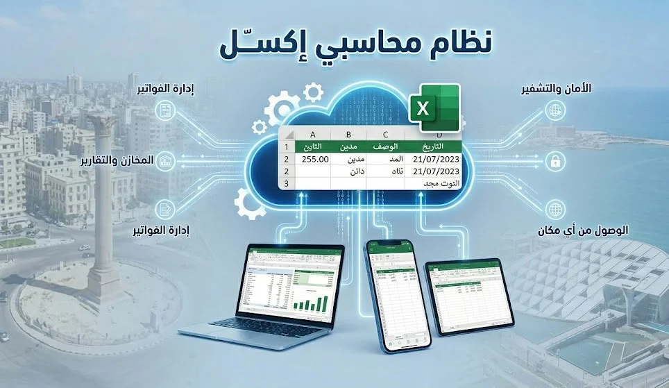 نظام محاسبي اكسل