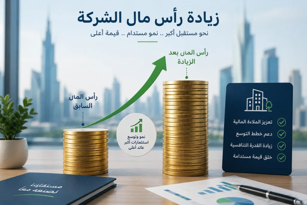 زيادة رأس مال الشركات