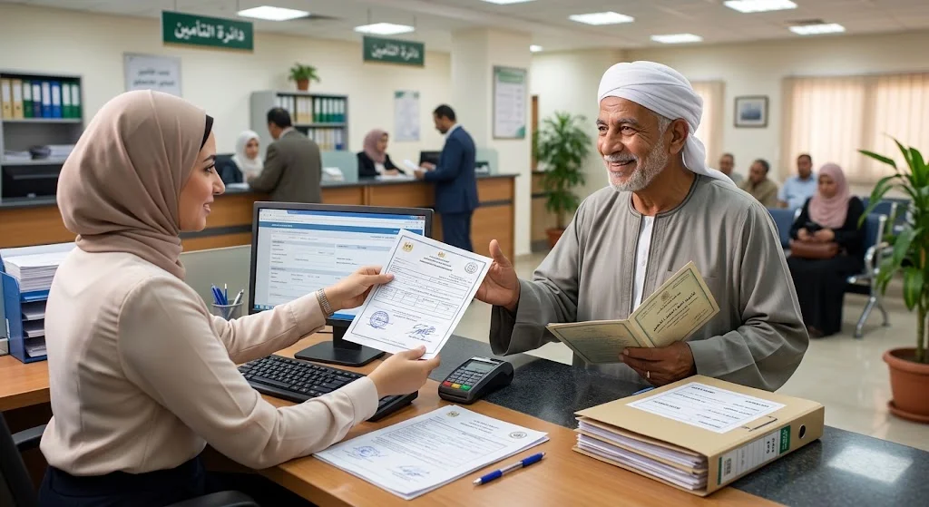 تخليص خدمات التأمينات الاجتماعية