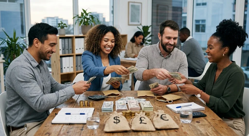 توزيع الأرباح على الشركاء