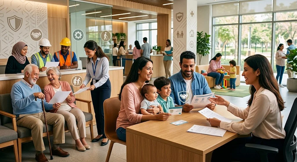 خدمات التأمينات الاجتماعية
