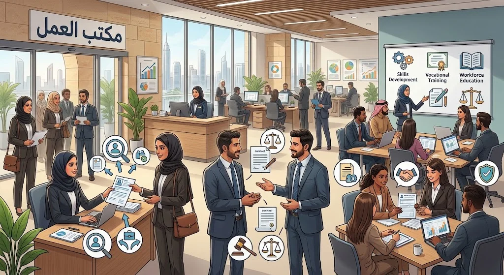 خدمات مكتب العمل