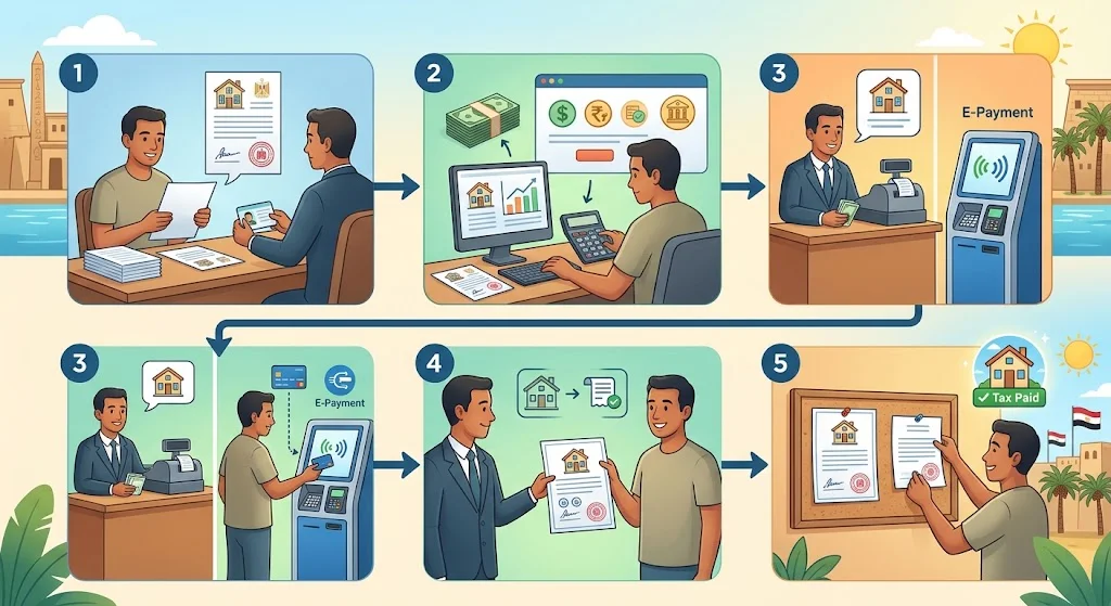 _خطوات سداد الضريبة العقارية